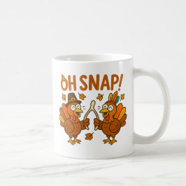 Caneca De Café Oh, Snap! Perus de Ação de Graças