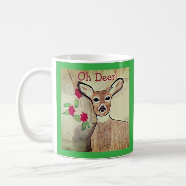 Caneca De Café Oh Veado!  (Esquerda)