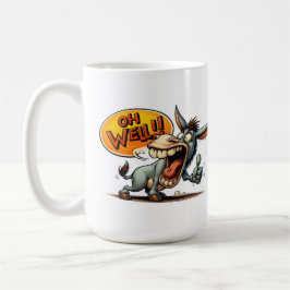 Caneca De Café "Oh Well Donkey" Thumbs Up Mug