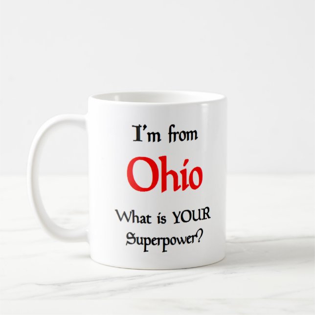 Caneca De Café ohio (Esquerda)