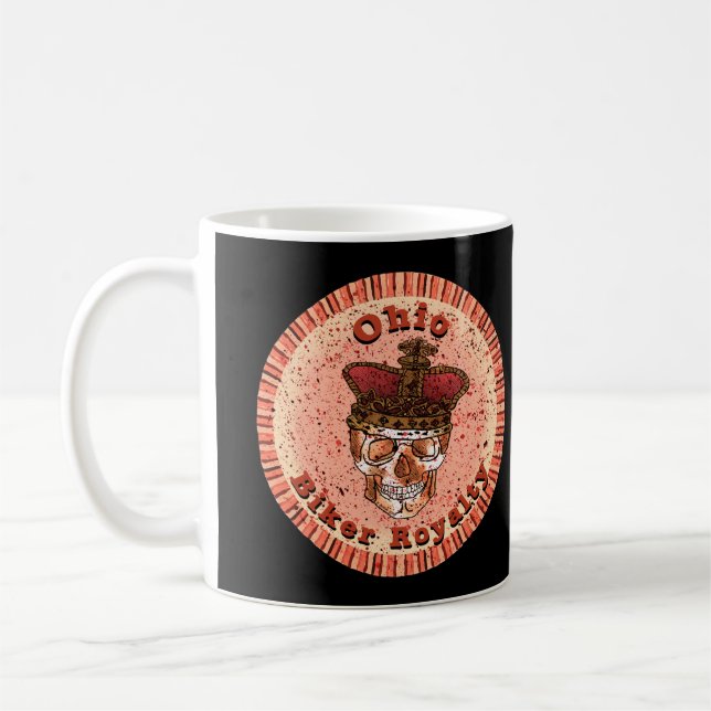 Caneca De Café Ohio Biker Royalty (Esquerda)