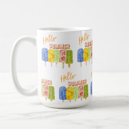 Caneca De Café oi, sorvete de verão