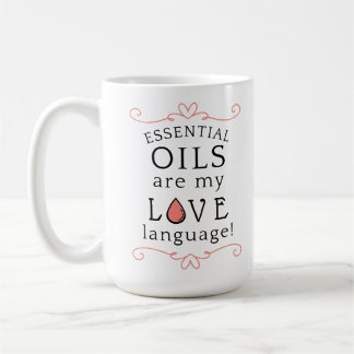 Caneca De Café Oils Are My Love Language Mug Coral/Pink