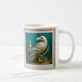 Caneca De Café Oiseau blanc statuette
