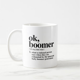 Caneca De Café Ok, Definição de Boomer