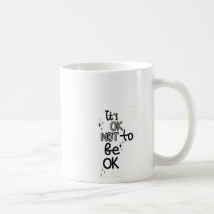 Caneca De Café Ok, Não Seja Bem A Prevenir Suicídio Em Mão