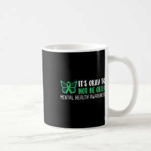 Caneca De Café Ok Para Não Estar Bem Fita De Sensibilização Para