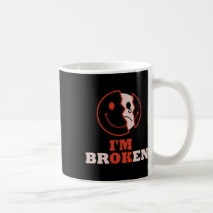 Caneca De Café Ok, sou a Sensibilização Mental Quebrada Il Invisí