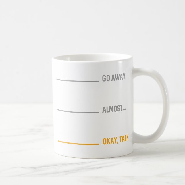 Caneca De Café OK Talk (Direita)