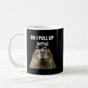 Caneca De Café Ok, Vou Puxar Capybara Pullover Hoodie