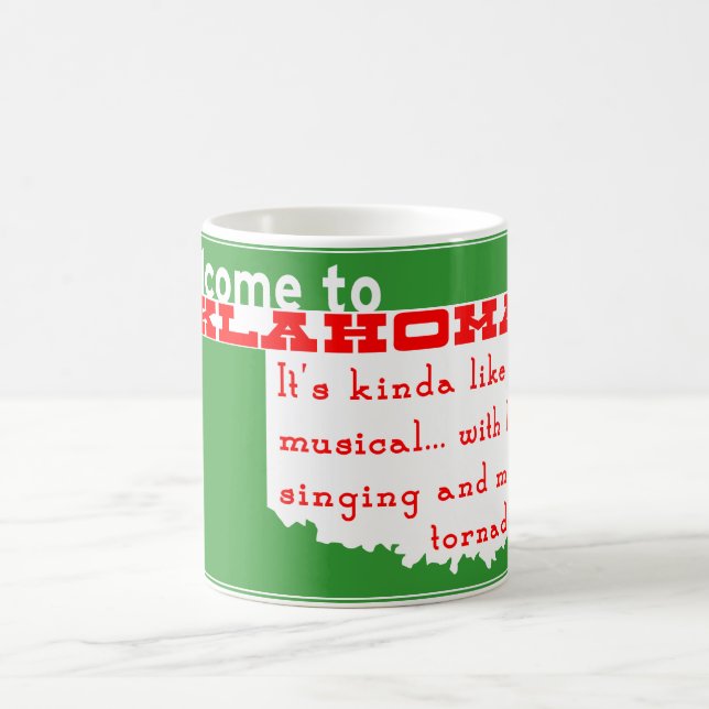 Caneca De Café Oklahoma (Centro)