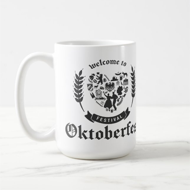 Caneca De Café Oktoberfest (Esquerda)