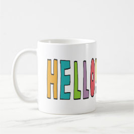 Caneca De Café Olá!