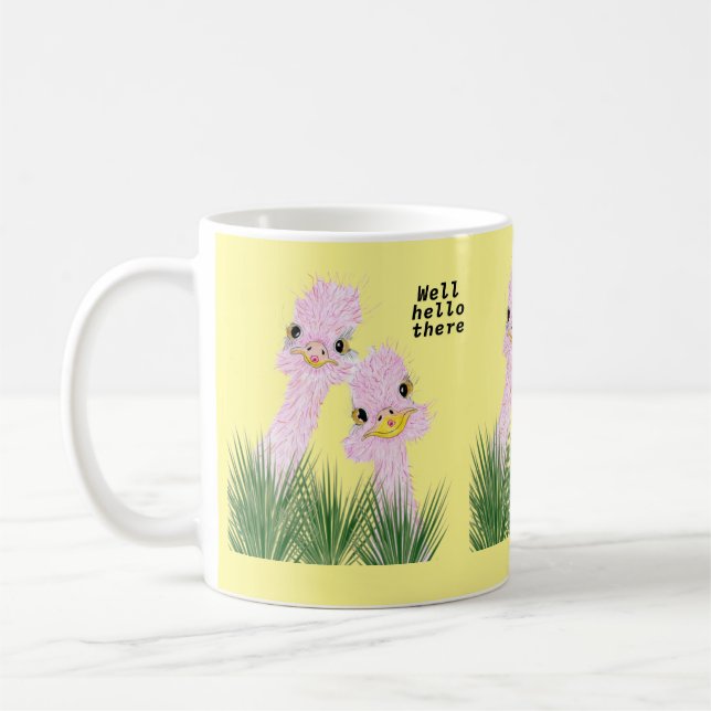 Caneca De Café Olá. (Esquerda)