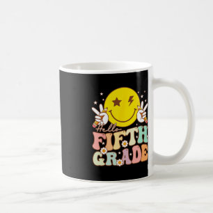 Caneca De Café Olá 5º ano Hippie sorria 5