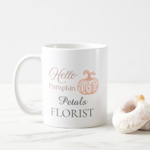 Caneca De Café Olá Abóbora Florista Empresarial Halloween Marcas