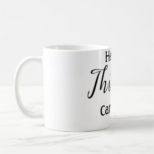 Caneca De Café Olá aniversário trinta nome simples minimalista el