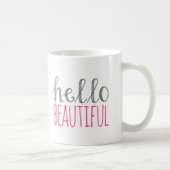 Caneca De Café Olá! bonito (Direita)