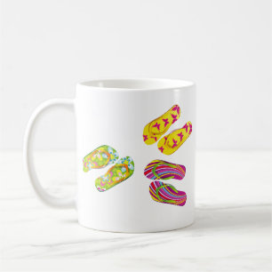 Caneca De Café Olá! chinelos