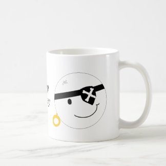 Caneca De Café Olá Companheiro Rosto de Pirata