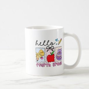 Caneca De Café Olá Coquete da Quarta Série 4ª Série de Volta à Es