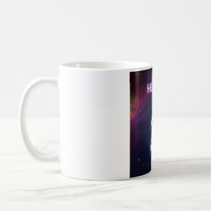Caneca De Café Olá do espaço.