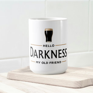 Caneca De Café Olá Escuridão Meu Velho Amigo Dia de São Patrício 