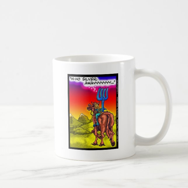 Caneca De Café Olá Ho Silver? Diversão Presentes de Cartoon Paród (Direita)