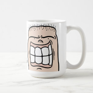 Caneca De Café Olá Humor Humano personalizado e rosto risonho