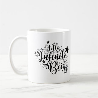 Caneca De Café Olá, infinito... ser estrelas fundas