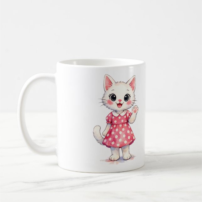 Caneca De Café Olá Kitty! (Esquerda)