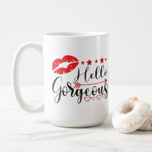 Caneca De Café Olá Linda Beleza Cosmetologista Maquiadora