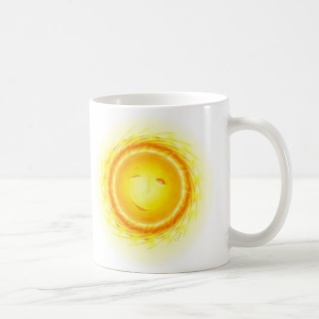 Caneca De Café Olá! luz do sol… (Direita)