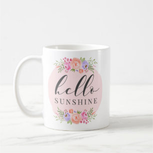 Caneca De Café Olá! luz do sol