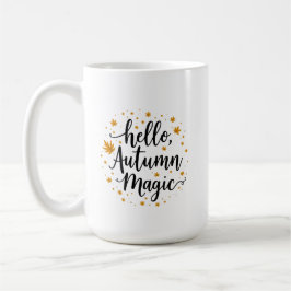 Caneca De Café olá, magia do outono