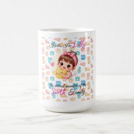 Caneca De Café Olá, membro mais novo dos padrões de família gato