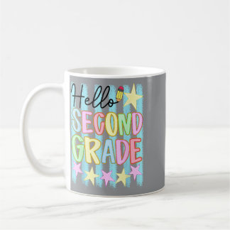 Caneca De Café Olá Menino Menina Segunda Série De Volta à Escola