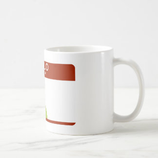 Caneca De Café olá! meu nome é Android