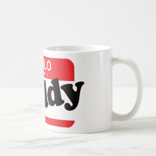 Caneca De Café Olá! meu nome é pai