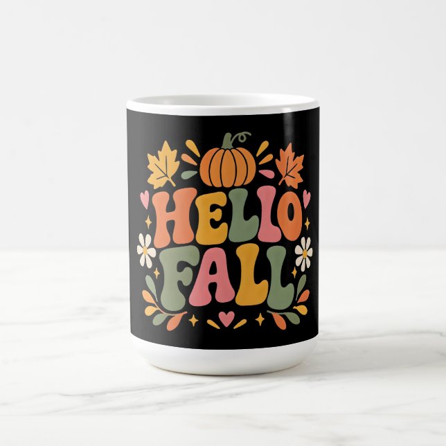 Caneca De Café Olá Outono (Centro)