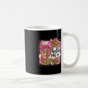 Caneca De Café Olá Pré-K Equipe Pré-K Volta para Professoras Rapa