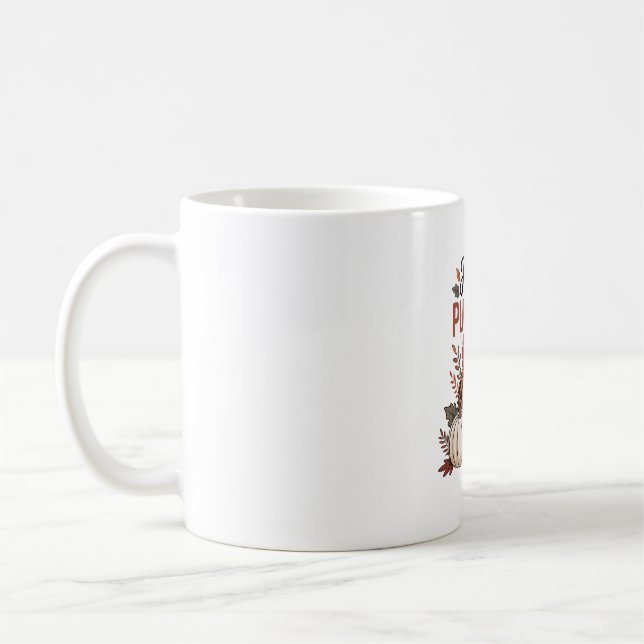 Caneca De Café Olá Pumpkin Fall Autumn (Esquerda)