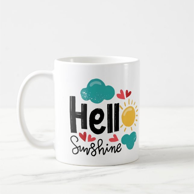 Caneca De Café Olá, sol (Esquerda)