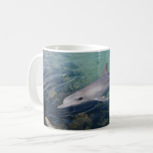 Caneca De Café Olá Sr. Dolphin, Coffee Mug (Frente Esquerda)