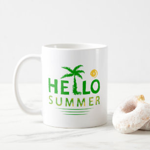 Caneca De Café Olá Summer