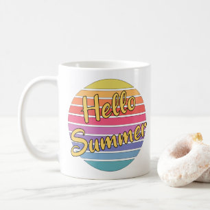 Caneca De Café Olá Summer