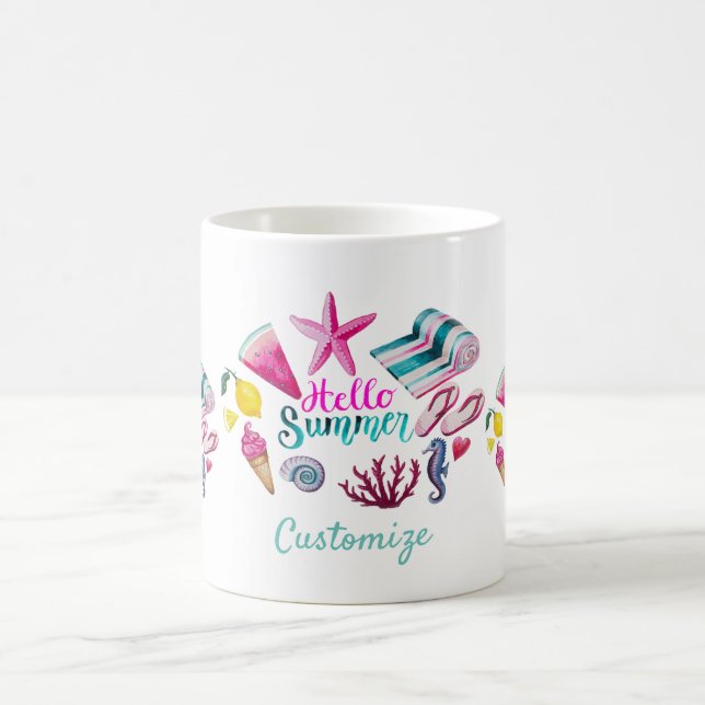 Caneca De Café Olá Summer Beach Thunder-Cove (Centro)