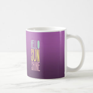 Caneca De Café Olá Sunshine