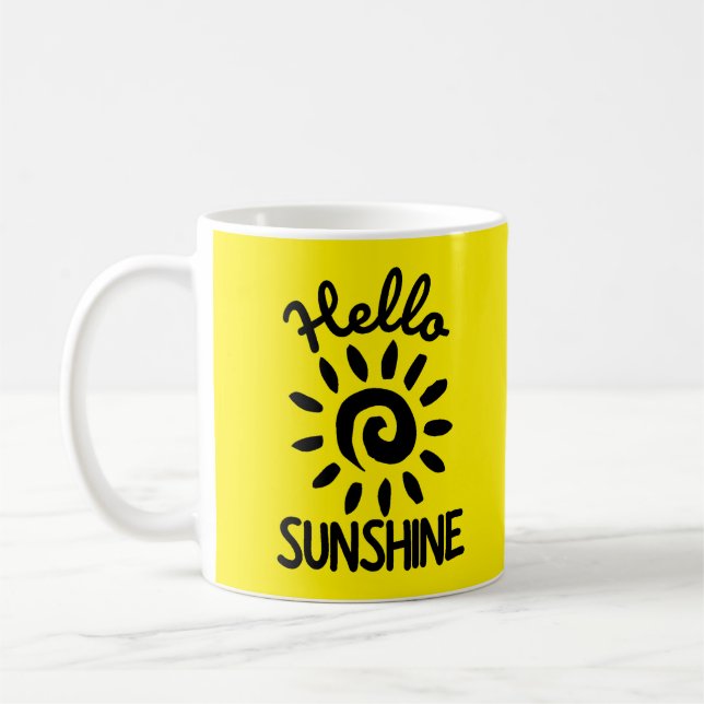 Caneca De Café Olá Sunshine (Esquerda)