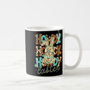 Caneca De Café Olá vaqueira ocidental do dia de Páscoa leopardo c